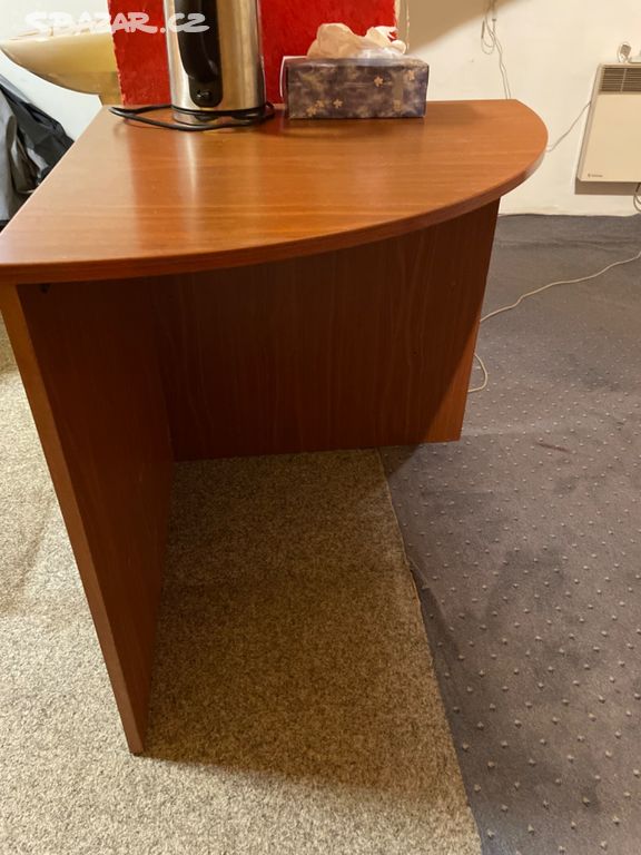 Kancelářský rohový díl stůl 74 x 74 cm