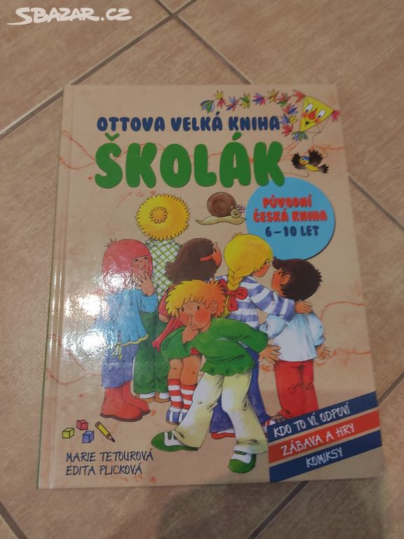 Ottova velká kniha školák - hezký stav. Hodně