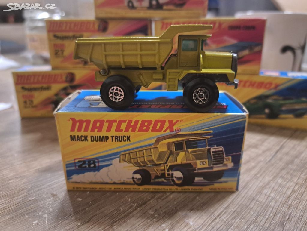 Matchbox superfast mack dump truck No28 Ps ry Praha z pad