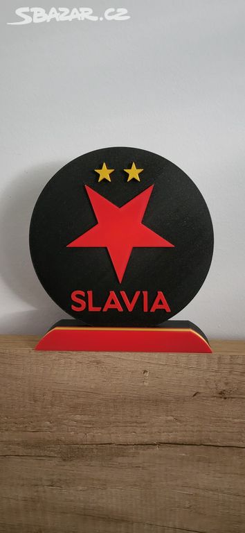 Prodám nové hodiny SK Slavia Praha - nové logo. - Praha 