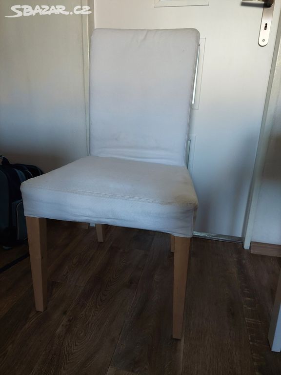 4x bílé jídelní židle IKEA cena za vše