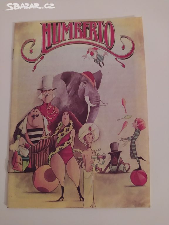 Starý program cirkusu HUMBERTO, 1989