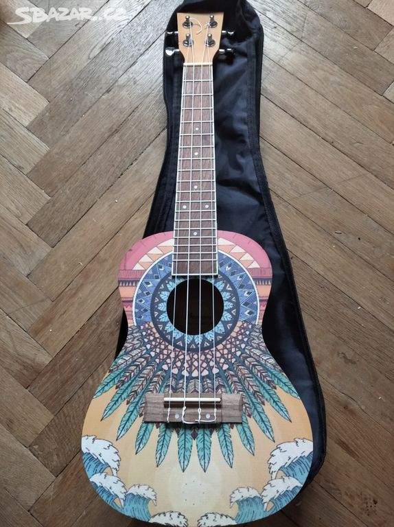 Nový BAMBOO U-23 Sunshine, ukulele koncertní vel
