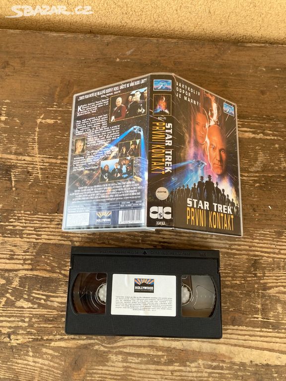 VHS kazeta - Star trek - První kontakt - sci-fi