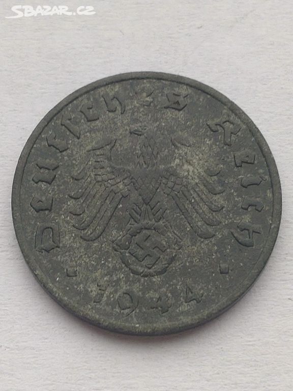 Mince 1 Pfennig 1944 A Německo