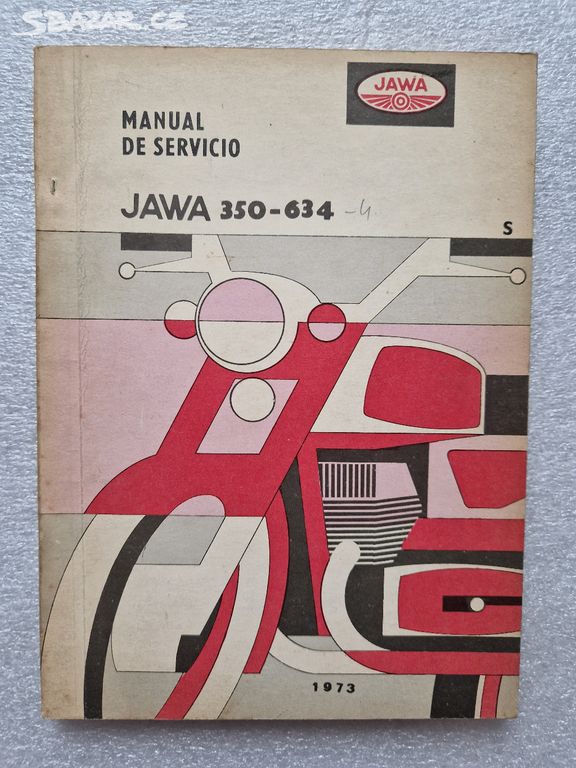 Příručka návod k obsluze motocykl Jawa 350/634 -4?