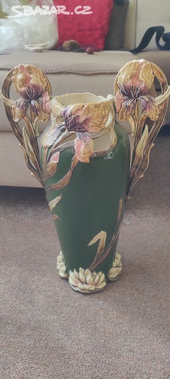 secesní váza Eichwald