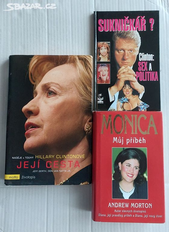 Její cesta a MONICA -tyto 3 knihy celkem za 69 Kč