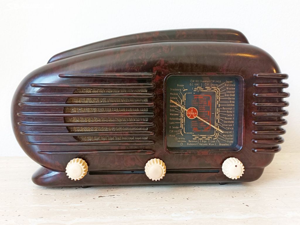 Staré rádio Tesla Talisman 308U, top stav, funkční