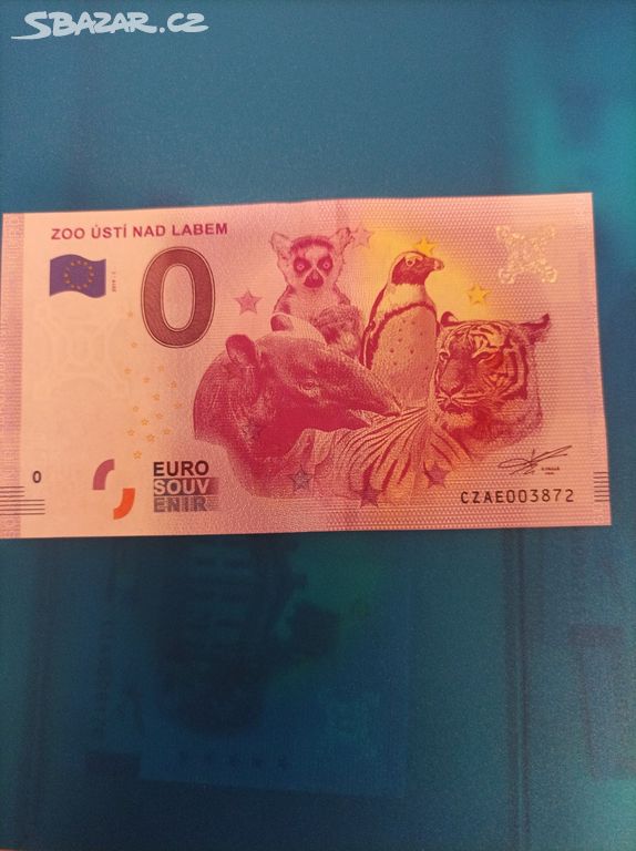 0 euro souvenír Zoo Ústí nad Labem
