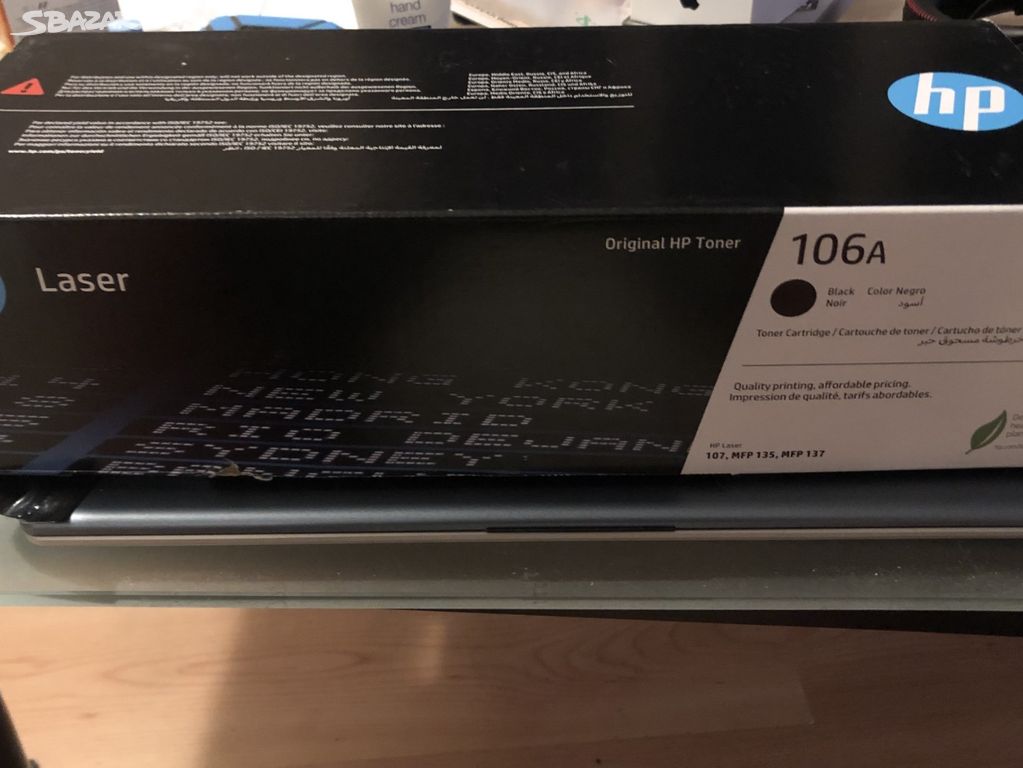 Prodám toner do tiskárny HP 106A originál černý