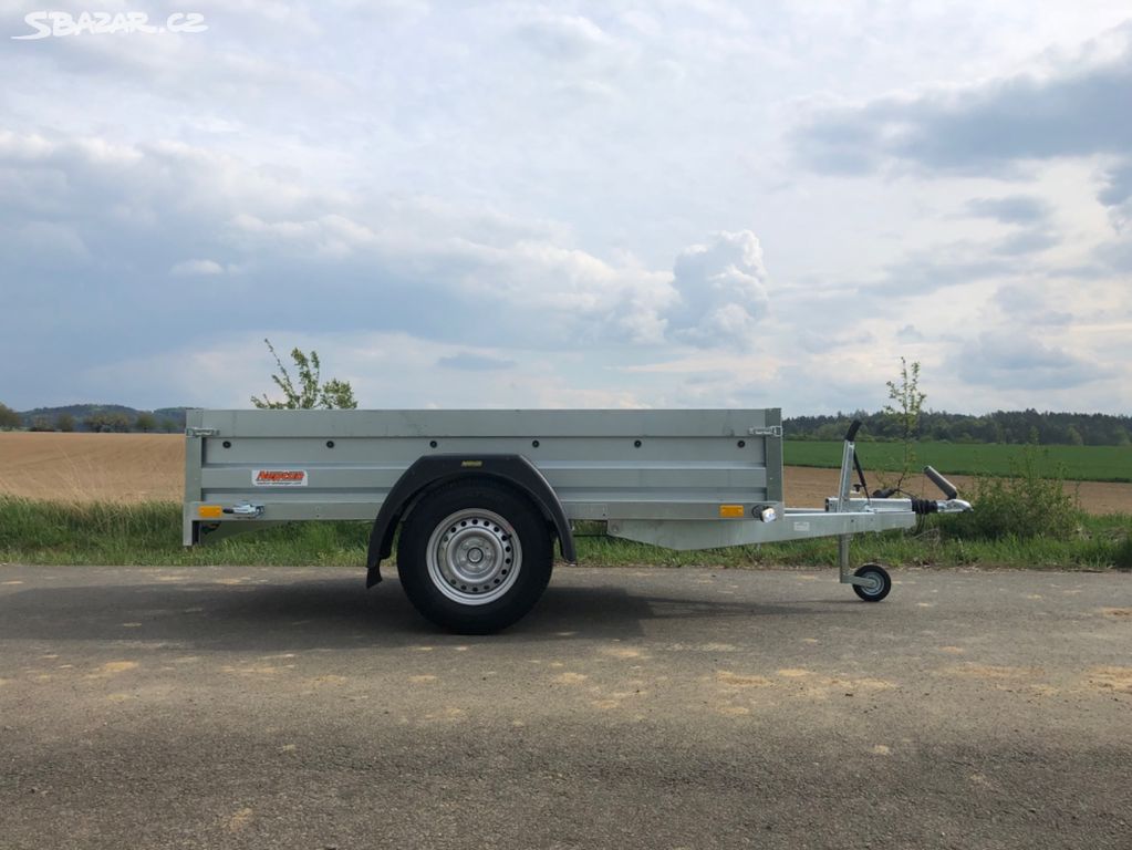 Přívěsný vozík 253x129 cm, 1300 kg, nový