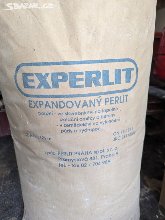 Expandovaný perlit - EXPERLIT