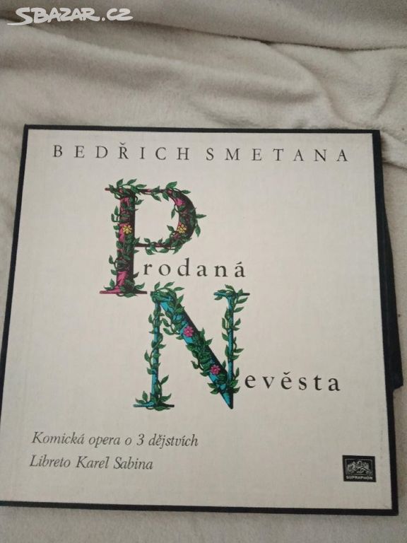 Gramodesky  Prodaná nevěsta Smetana 3 LP