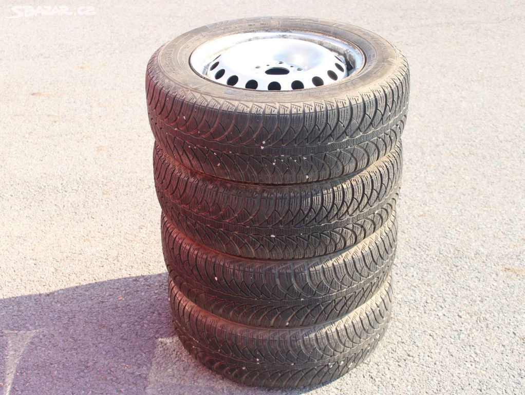 4ks ocel.disků "Kangoo II"+ zimní pneu 15"