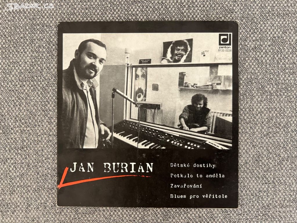 EP 7" Jan Burian, 4 skladby, Panton r. 1986