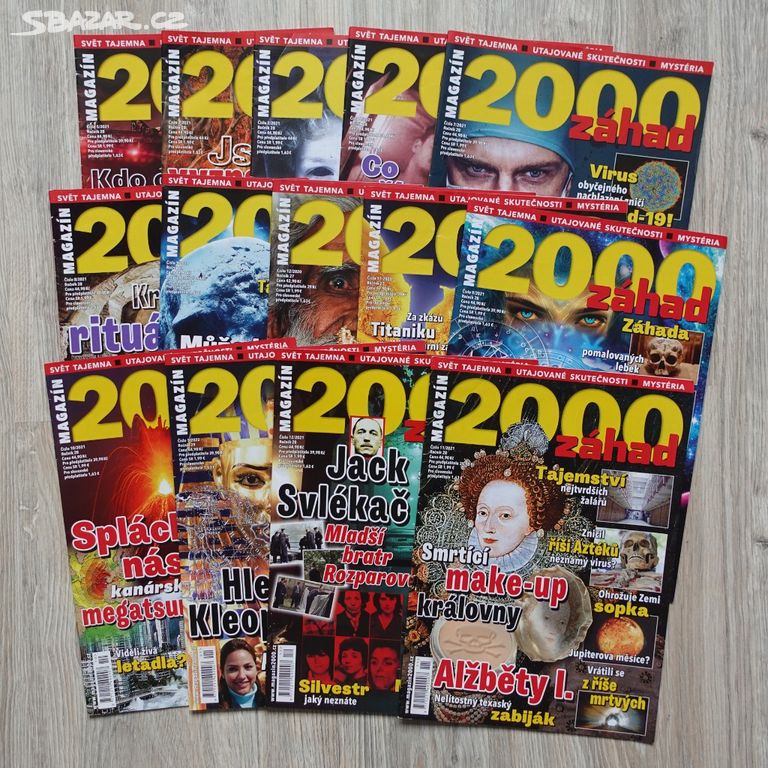 Magazín 2000 záhad - 14 kusů