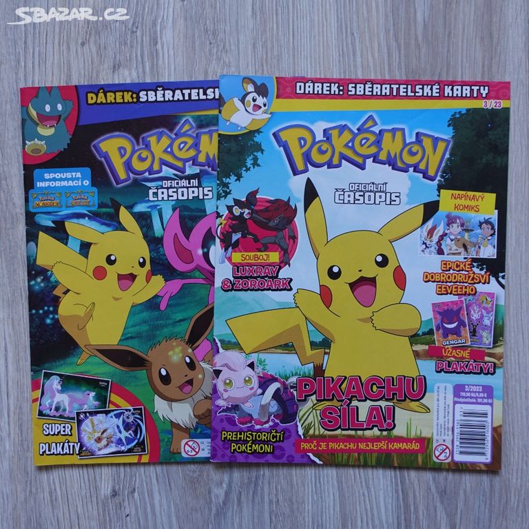 Časopis Pokémon - 2 kusy