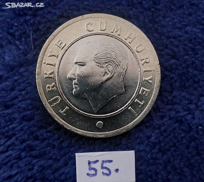 1 Lira 2023 Turecko (Nr.55)