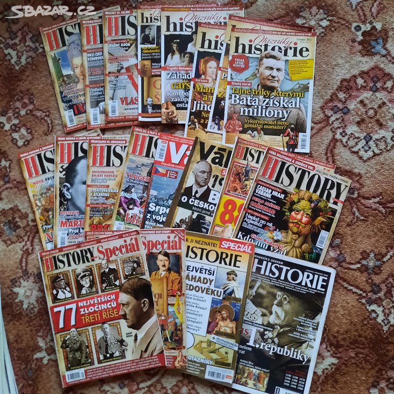 Časopisy Historie několik časopisů historie