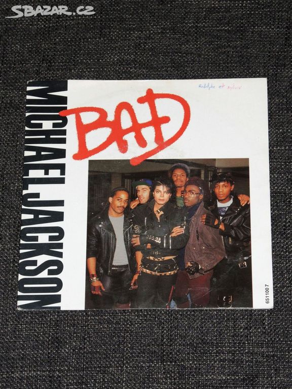 7" singl Michael Jackson - Bad (1987) / 1. PRESS /