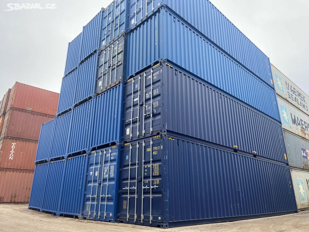 Lodní kontejner 40FT HC (12m) ONE TRIP RŮZNÉ BARVY