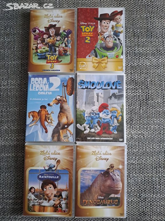 DVD filmy animované