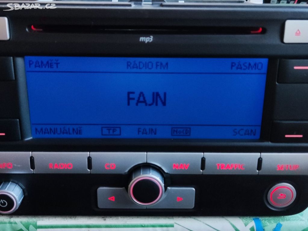 Originální autorádio VW Navi RNS 300 MP3