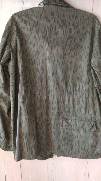 Originál khaki vojenský kabát, vel. 2A-OZKN