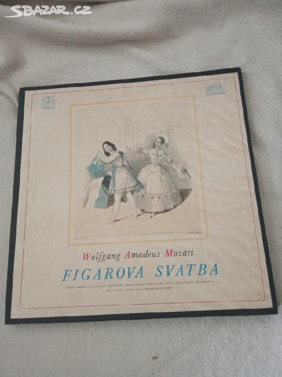 Album  4 LP gramodesek  Mozart - Figarova svatba