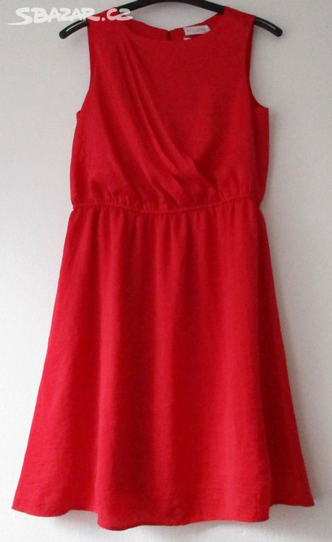Dámské letní červené šaty Lindex 40 L