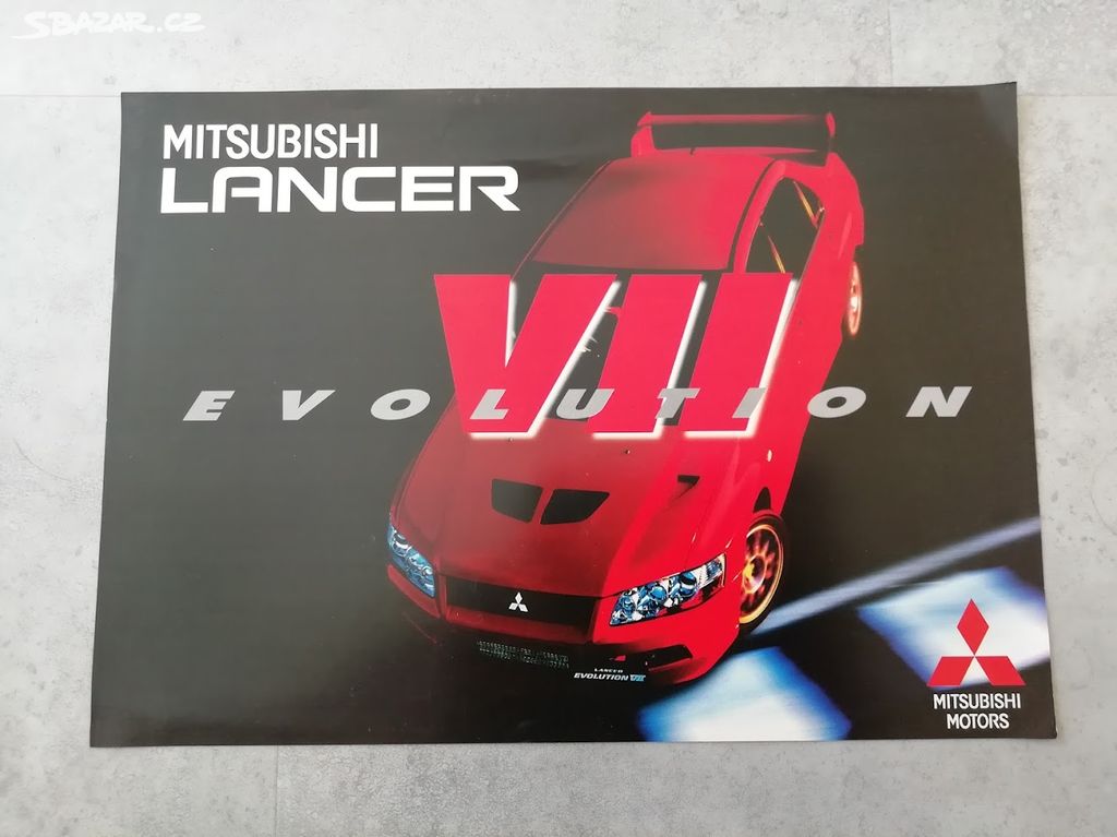Mitsubishi Lancer EVO VII - CZ prospekt 2001