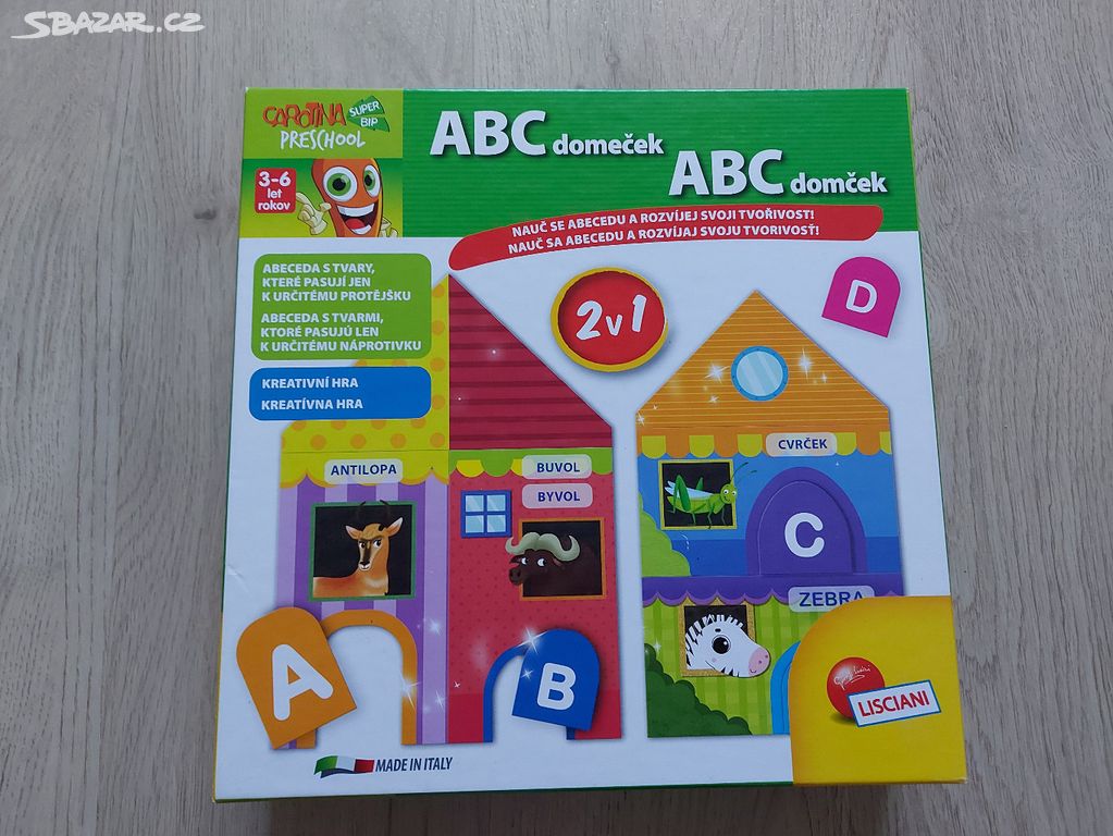 ABC domeček - hra s písmenky