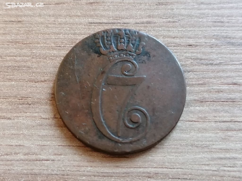 1/2 Skilling 1771 Dánské království dánská mince