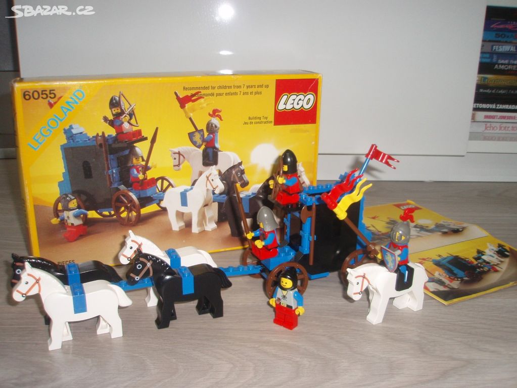 Lego hrady set 6055 s boxem a návodem