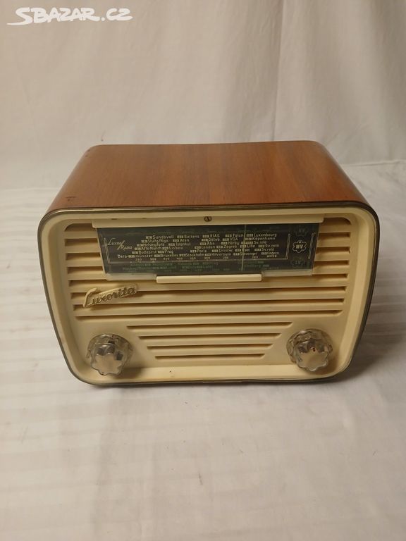 Starožitné radio Luxorita