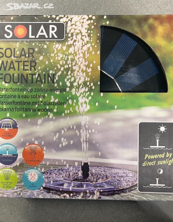 Solární fontána-nová