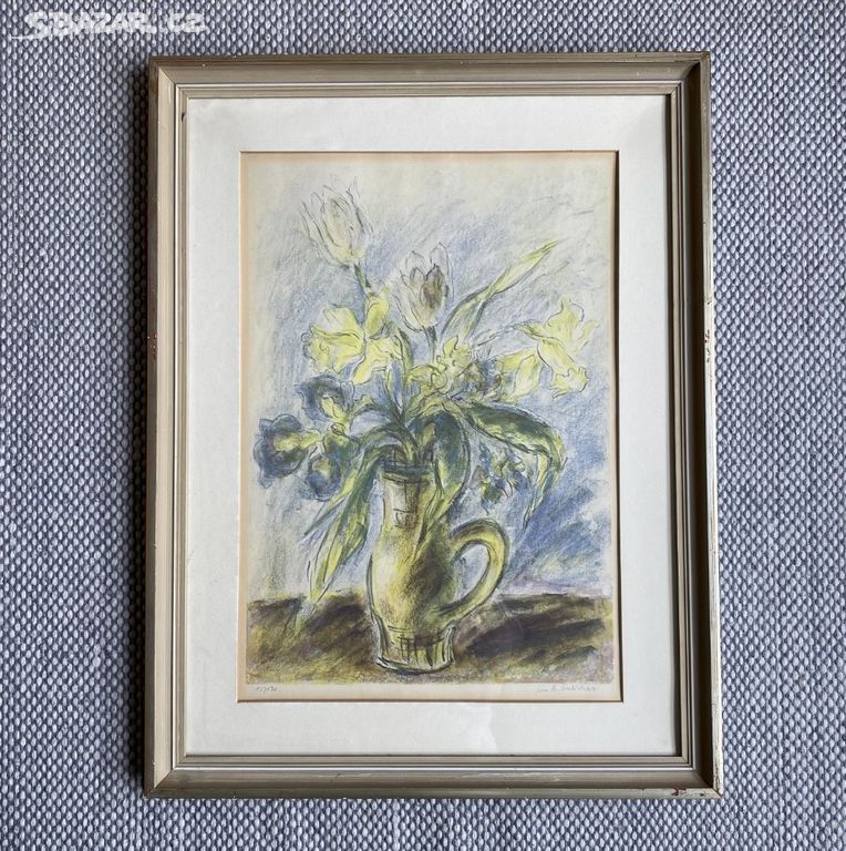 Velký obraz Jarní kytice, Jan Bohdan Melichar