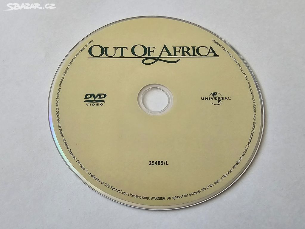 VZPOMÍNKY NA AFRIKU (DVD,CZ dabing) Robert Redford