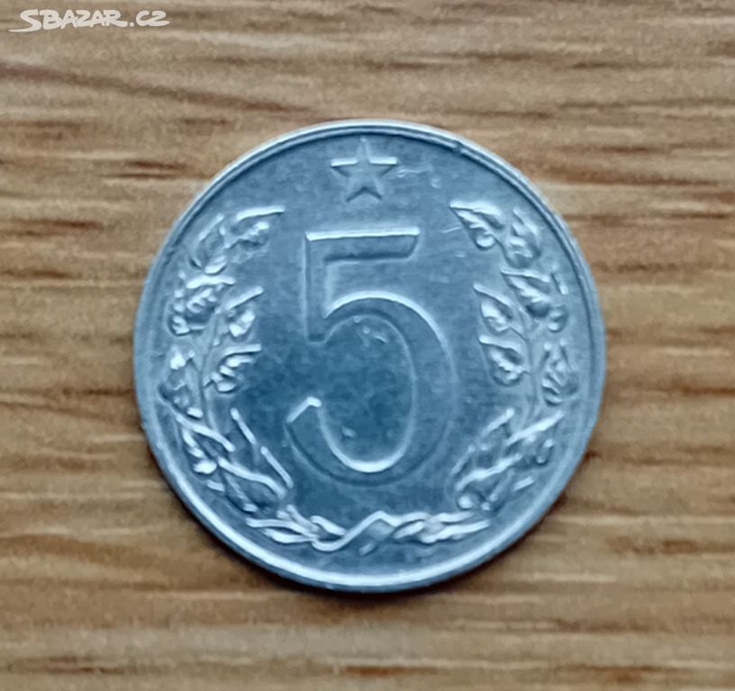 Mince 5 Haléř 1955 R vzácná raritní mince !! hezká