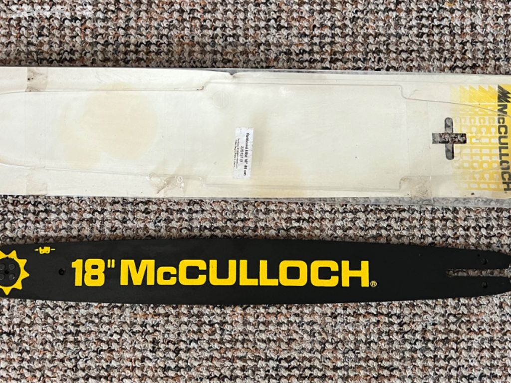 Lišta na motorovou pilu McCulloch 45cm