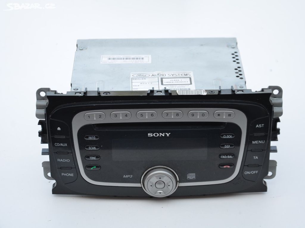 Ford Mondeo, Focus, C-Max - rádio s CD / MP3 SONY