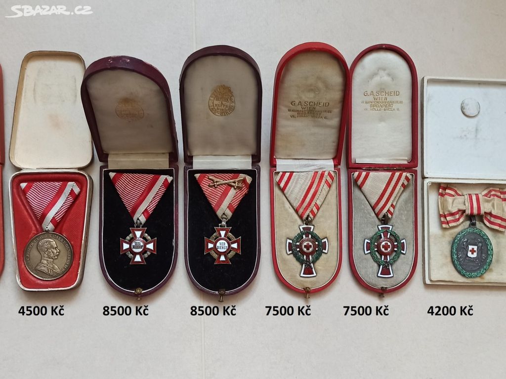 Rakousko Uhersko vyznamenání, medaile.