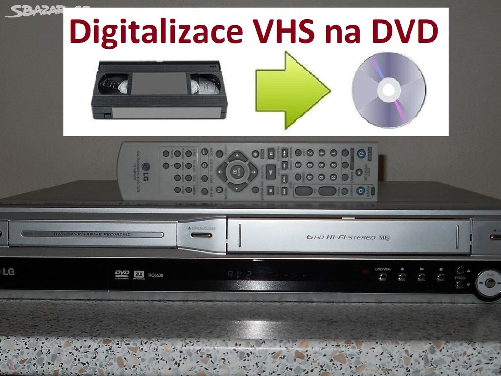 VHS-DVD rekordér LG RC7000
