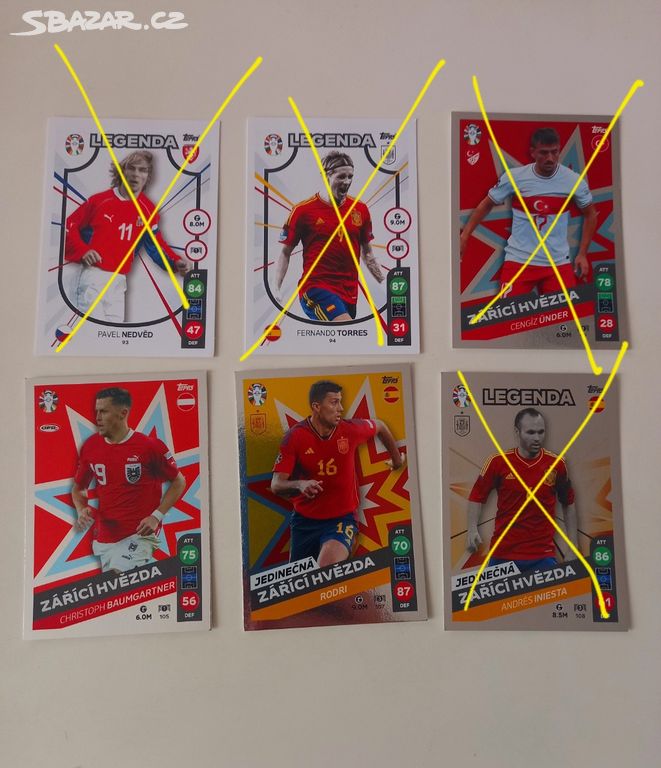 Karty Lidl fotbal EURO 2024 II.
