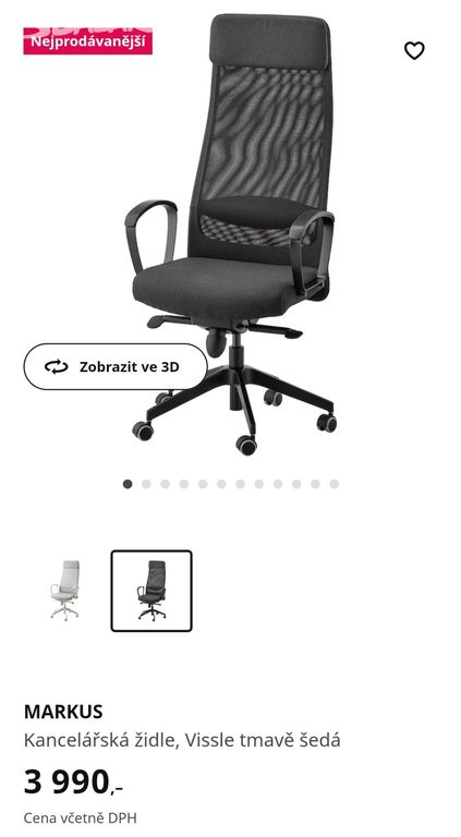 Kancelářská židle IKEA MARKUS