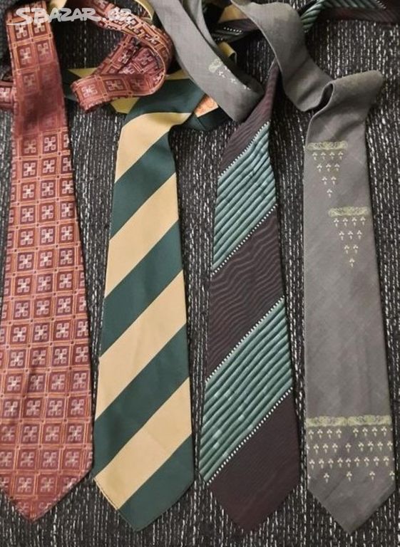 Retro kravaty 4ks