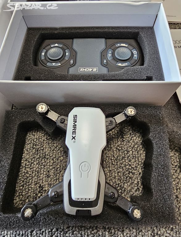 Mini dron s kamerou SIMREX X300C/ 2x akumulátor