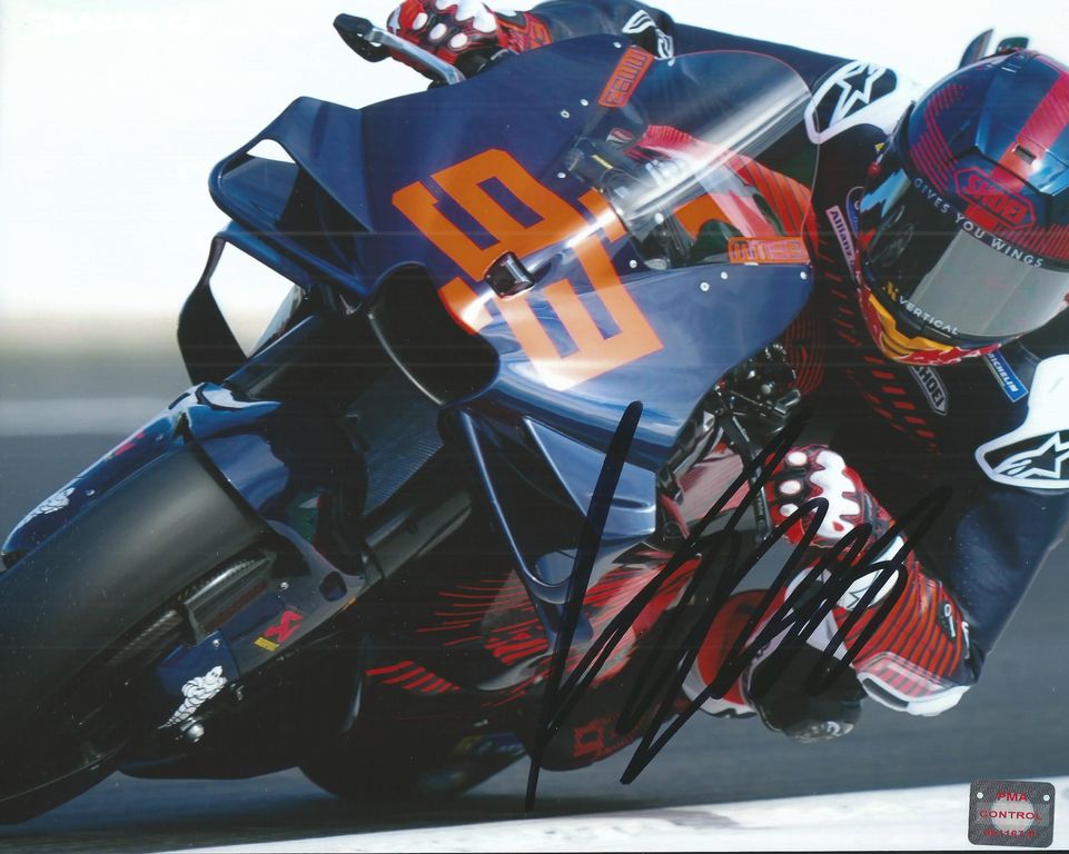 Marc Márquez - foto s podpisem, COA + hologram