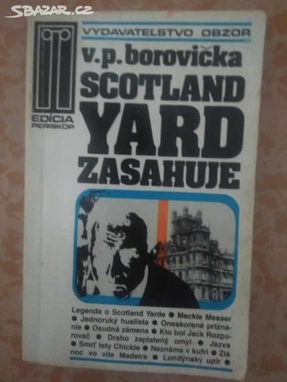Kniha Scotland Yard zasahuje